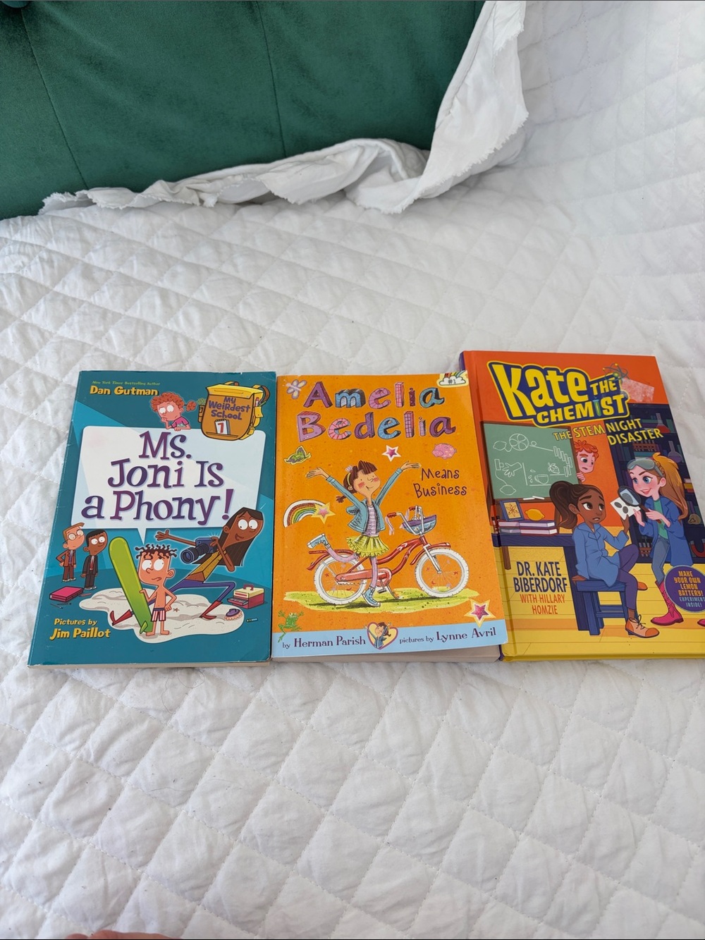 Kids Book Set - Amelia bedelia, ms Joni, kate the chemist